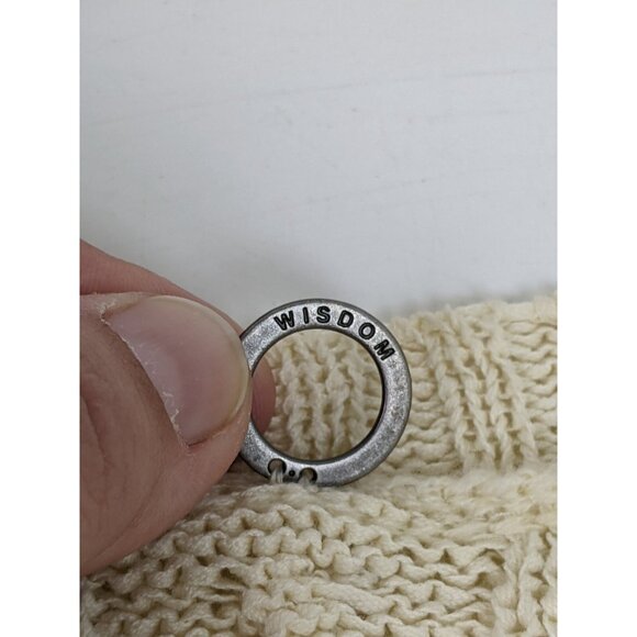 Anthropologie One Girl Who Wisdom Long Knit Cardigan Sweater One Size Cream - Picture 6 of 13